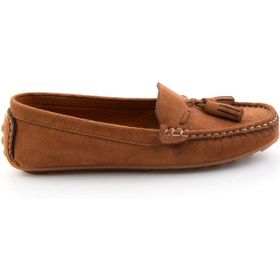 Bambi K01309000672 Taba Kadın Loafer Ayakkabı