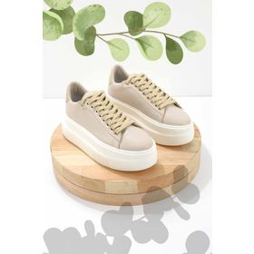 Bambi K01344008009 Bej Kadın Sneaker