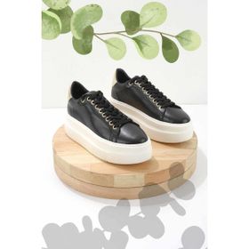 Bambi K01344008009 Siyah Kadın Sneaker