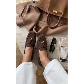 Bambi K01360060172 Kahve Kadın Loafer Ayakkabı