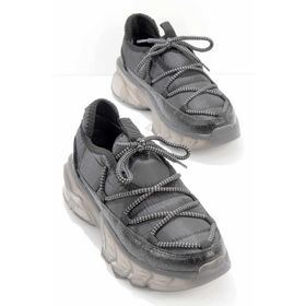 Bambi K01512235085 Gri Anorak Kadın Sneaker