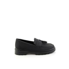 Bambi K01536105137 Siyah Kadın Loafer Ayakkabı