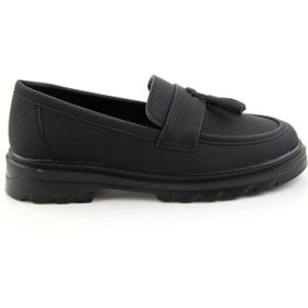 Bambi K01536105137 Siyah Kadın Loafer Ayakkabı