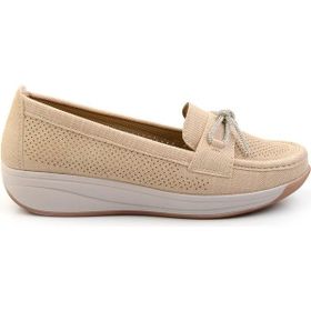 Bambi K01536200809 Bej Kadın Casual Ayakkabı