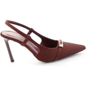 Bambi K01565017238 Bordo Kadın Klasik Topuklu Ayakkabı