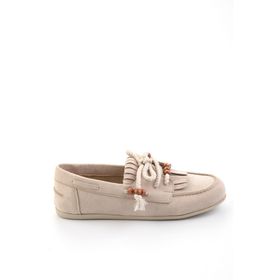 Bambi K01566004872 Bej Kadın Loafer Ayakkabı