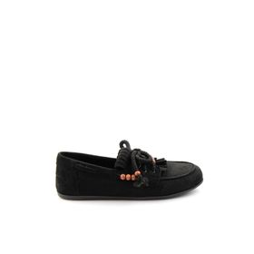 Bambi K01566004872 Siyah Kadın Loafer Ayakkabı