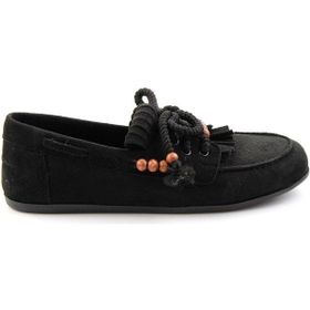 Bambi K01566004872 Siyah Kadın Loafer Ayakkabı