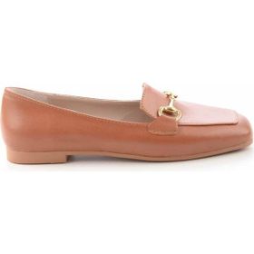 Bambi K01641165409 Taba Kadın Loafer Ayakkabı