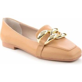 Bambi K01641166309 Camel Kadın Loafer Ayakkabı