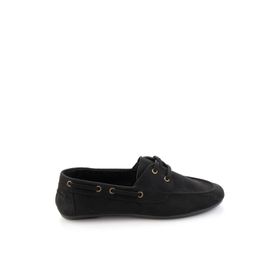 Bambi K01688012172 Siyah Kadın Loafer Ayakkabı