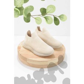 Bambi K01703102782 Bej Triko Kadın Sneaker