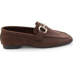 Bambi K01879251572 Kahve Kadın Loafer Ayakkabı