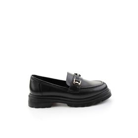 Bambi K01997011209 Siyah Kadın Loafer Ayakkabı