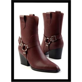Bambi K02055014009 Bordo Kadın Bot