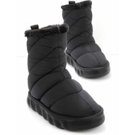 Bambi K02183102567 Siyah Paraşüt Kadın Bot