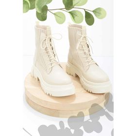 Bambi K02578000509 Krem Kadın Bot