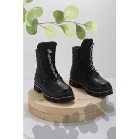 Bambi K02578000909 Siyah Kadın Bot
