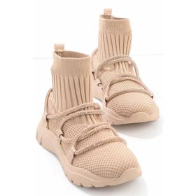 Bambi K02813500182 Nude Triko Kadın Sneaker