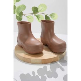 Bambi K02819300023 Nude Pvc Kadın Bot