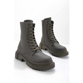 Bambi K02823110409 Mat Haki Kadın Bot