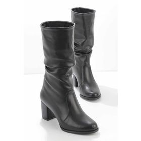 Bambi K03233000309 Siyah Kadın Çizme