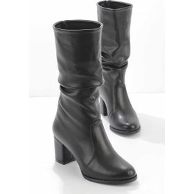 Bambi K03233000309 Siyah Kadın Çizme