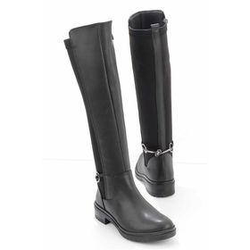 Bambi K03724626209 Siyah Kadın Çizme