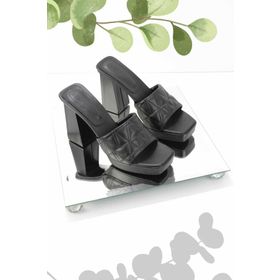 Bambi K04326045009 Siyah Kadın Terlik