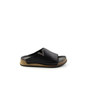Bambi K04331030803 Siyah Leather Kadın Terlik