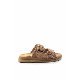 Bambi K04823004716 Camel Kadın Terlik