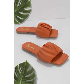 Bambi K04885010109 Turuncu Kadın Terlik