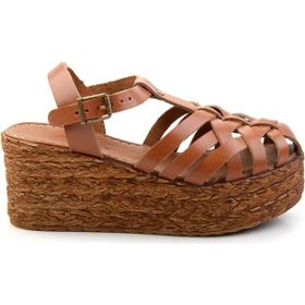 Bambi K05197003903 Taba Leather Kadın Sandalet