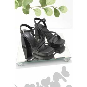 Bambi K05215061109 Siyah Kadın Klasik Topuklu Ayakkabı