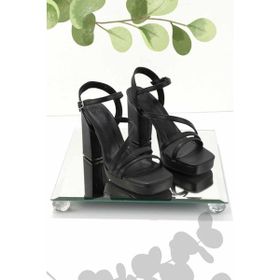 Bambi K05215161509 Siyah Kadın Klasik Topuklu Ayakkabı