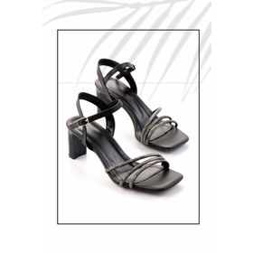 Bambi K05215810109 Siyah Kadın Abiye Ayakkabı