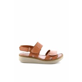 Bambi K05281202703 Taba Leather Kadın Sandalet