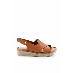 Bambi K05281203003 Taba Leather Kadın Sandalet