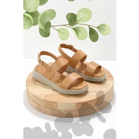 Bambi K05357010003 Taba Leather Kadın Sandalet