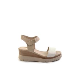Bambi K05465048503 Nude Leather Kadın Sandalet