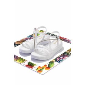 Bambi K05823023109 Beyaz Kadın Sandalet