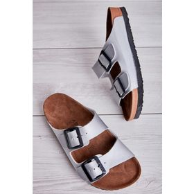 Bambi L07901811 Kurşun Kadın Terlik