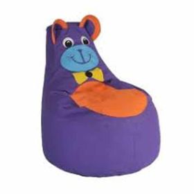 Bambi Toys Ayı Figürlü Mor İmperteks 67x60x25 cm Armut Koltuk