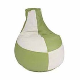 Bambi Toys Yeşil Beyaz Deri 85x75x30 cm Armut Koltuk