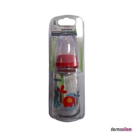Bambino 125 ml 0+ Ay Kırmızı Fil Cam Biberon