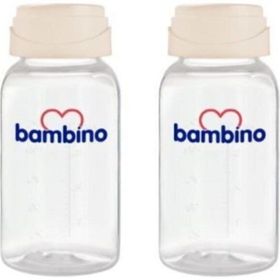 Bambino 125 ml 2 Adet Süt Saklama Kabı