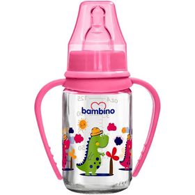Bambino 125 ml Blister Kulplu Cam Biberon
