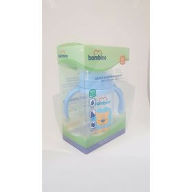 Bambino 180 ml 6+ Ay Pembe Kulplu Alıştırma Bardağı