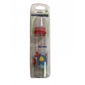 Bambino B014 Blister Kırmızı 225 ml Cam Biberon