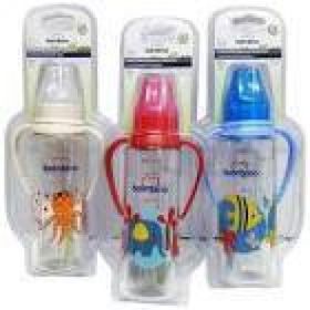 Bambino B014 Blister Kırmızı 225 ml Cam Biberon